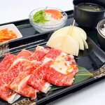 Grilled Wagyu Beef Shoulder Rib Yakiniku (Grilled meat) Set