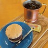 黒井鳥珈琲 - 料理写真:アイスコーヒー＆もなか