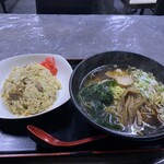 上尾飯店 - ラーメンセットチャーシュー炒飯