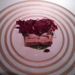 レストラン コバヤシ - ウサギとフォアグラのゼリー寄せ　ソーテルヌワイン風味