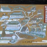 Hinatori Yama - 駐車場にある敷地図