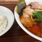 中華料理 天王 - 半ライスを添えて