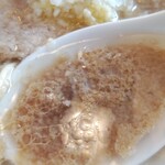 みっかぼうず - 上に浮いてる透明の、何だろうねぇ…なんか油の概念、超えてるんだよなぁ…