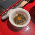 天ぷら酒房 西むら - お口直し　もずく