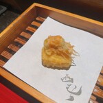 天ぷら酒房 西むら - 海老真薯　海老頭味噌