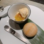 天ぷら酒房 西むら - 生チョコ最中　アイス