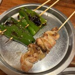 Sumibikushi yakiyakitom masanosuke - ピーマン、鶏せせり
