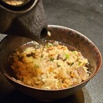 西麻布 焼肉 X - もつまぶし茶漬け