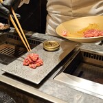 西麻布 焼肉 X - 但馬玄　ユッケ