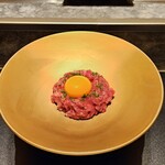 西麻布 焼肉 X - 但馬玄　ユッケ