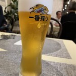 Torattoria pakino - とりあえずビール715円