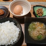 BARA dining -IBARAKI sense- - TKG、納豆、梅干し、鮟鱇汁