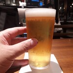 Tenpura Tentora - 生ビール６８２円