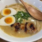 Tori Pota Ramen Sanku - 鶏ポタラーメン味玉1,050円