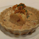 このクネルに会いに来ました♪海老の頭200匹使用。