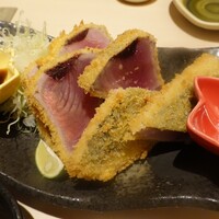 豚料理 酔狂割烹 伊達 - アジとかつおのレアカツ