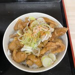 活力再生麺屋 あじ庵食堂 - 鳥モツ丼(小)¥500