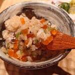 伯雲 - 喉黒の炭火焼と新イクラご飯