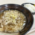 下松サービスエリア（上り線）フードコート - ねぎラーメン+ライス