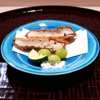四ッ谷 みね村 - 『松茸フライと銀杏、酢橘と塩で』