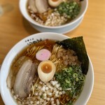 中華そば いのうえ - 平打ち麺