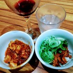 ブッフェ ザ フォレスト - 2023/9月下旬。台湾フェアの麻婆豆腐と魯肉飯と赤ワイン。