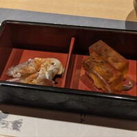 とらふぐ亭 新宿別館 - ふぐの煮凝り等二品