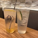 Okuyukashi - オクユカシレモン¥495/大分産かぼす100%のかぼす酒¥660