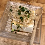 ますや - 「ネギだく冷奴」(400円)