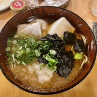 蕎麦おさめ - 揚げ餅おろし蕎麦