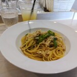 Promessa - むしどりとオクラのオイルパスタ