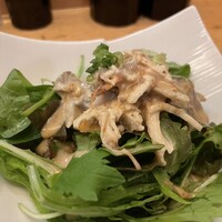 喜鈴 別邸 - サラダ。ドレッシング美味しかった。