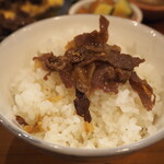 Wabi suke - 肉だしまき定食（肉オンザライス）