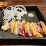 Kushiyoidokoro Kanesan - 地鶏のたたき