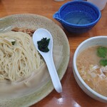 和渦製麺 - 限定　のどぐろのあら炊きつけ麺　麺2種　中太麺