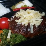 キッチン ブルー グローブ - 後乗せなので、チーズは溶けていません！失敗！？