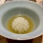 炎水 - 野辺地かぶ すっぽんと秋のきのこの出汁