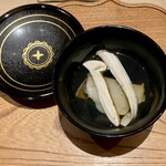 炎水 - 鮑と松茸のお椀