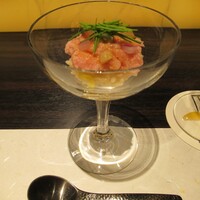 鮨 やまけん 銀座店 - 鮪のカクテル
