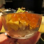 鮨 やまけん - キラキラのうにいくら