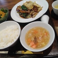 礼華 - 週替りランチ（回鍋肉） 1500円(税込)