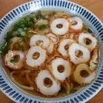 Te Dukuri Udon Naruto - ちくわうどん小(550円)