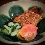 Seirin - 浜名湖天然鰻　うざくを超えたうざくww 同席の砥師さんから胡瓜の切り方について講釈、怖いメンツ・・・。鰻も胡瓜もトマトもモズクも、みんな美味しかった♡