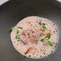 プレスキル - きのこのフリカッセ　鱧のグリエ