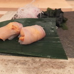 寿し ひでたか - ひらめ　うにまき。