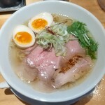 麺家 たけ田 - 味玉塩らーめん