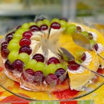 スイーツパラダイス - シャインマスカットとぶどうのタルト、シャインマスカット＆ぶどうのグレープフルーツムースケーキ