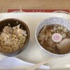 ラーメン喫茶 りんどう - ミニミニセット(半チャン半ラーメン) 660円