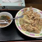 ラーメン大将 - 10番セット　肉チャーハン　1100円