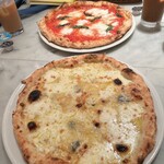ピッツェリアGG - ピザ　マルゲリータ　クアトロフォルマッジ
